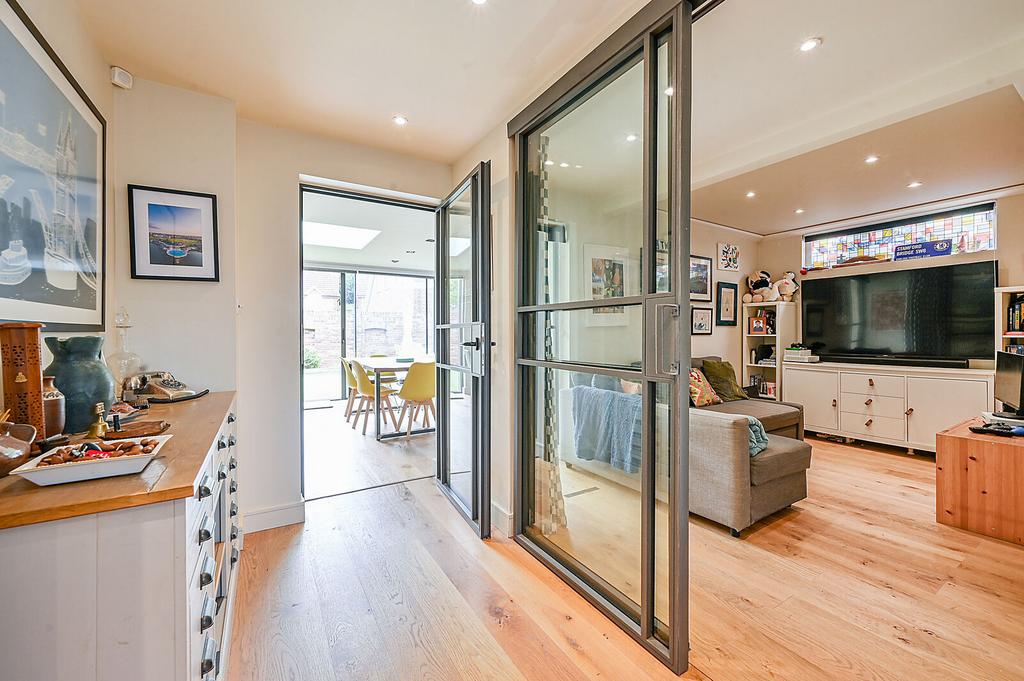Open-plan living area, open plan living