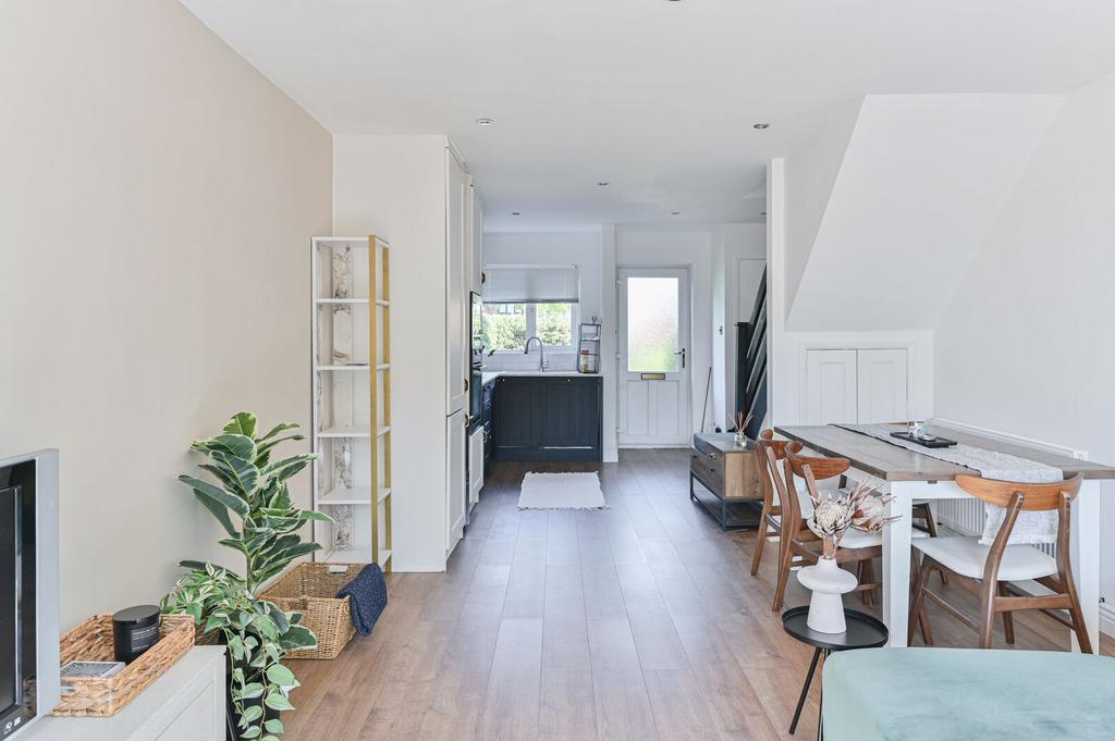 Open-plan living area, open plan living