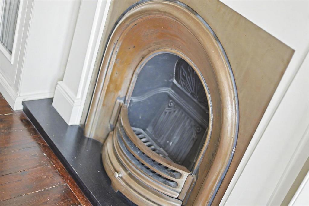 Living room, fireplace