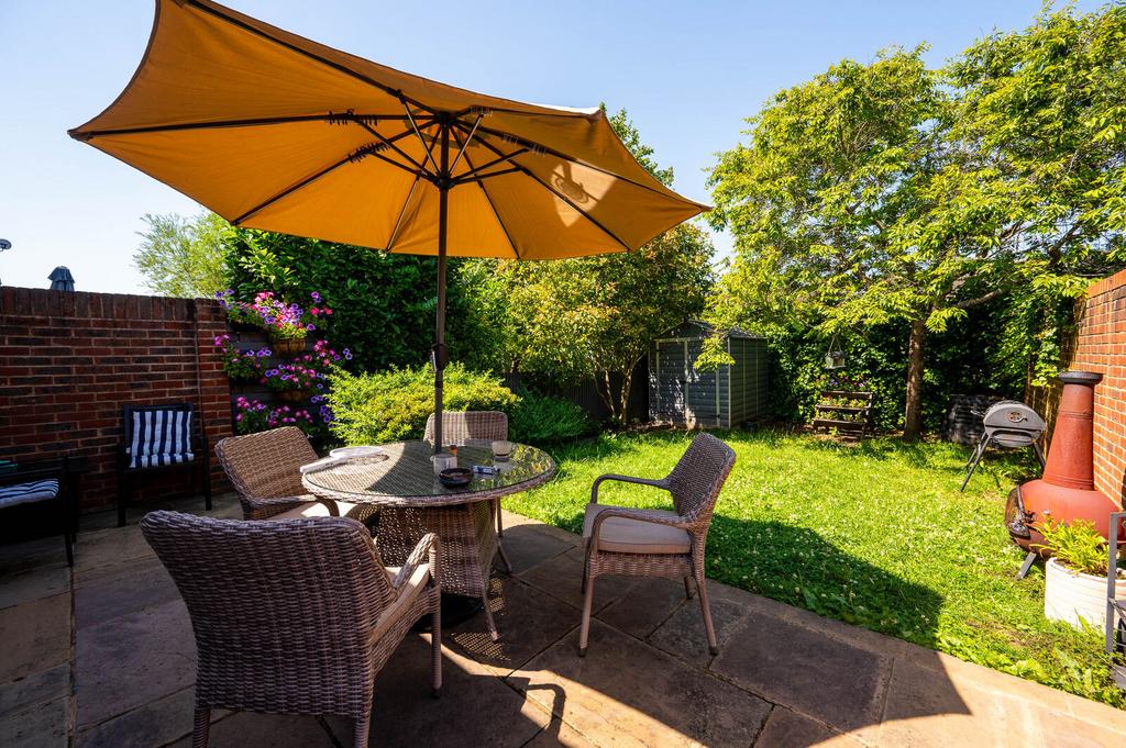 Patio view, garden
