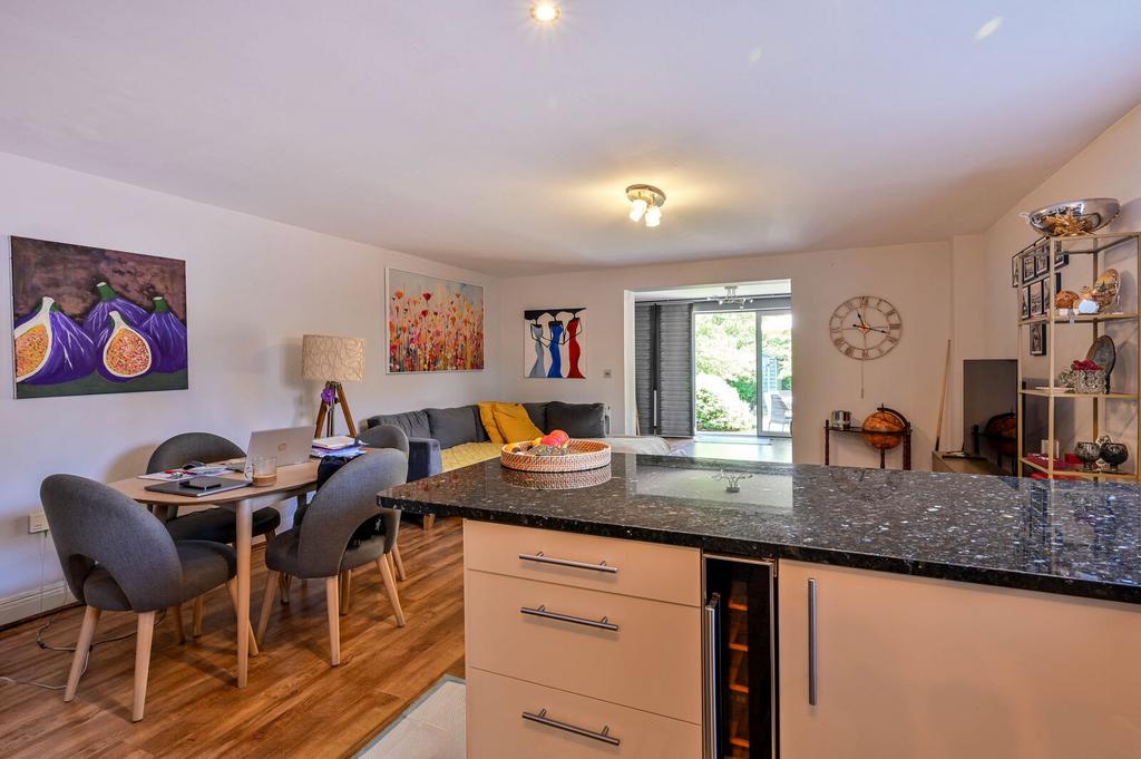 Open-plan living area, open plan living