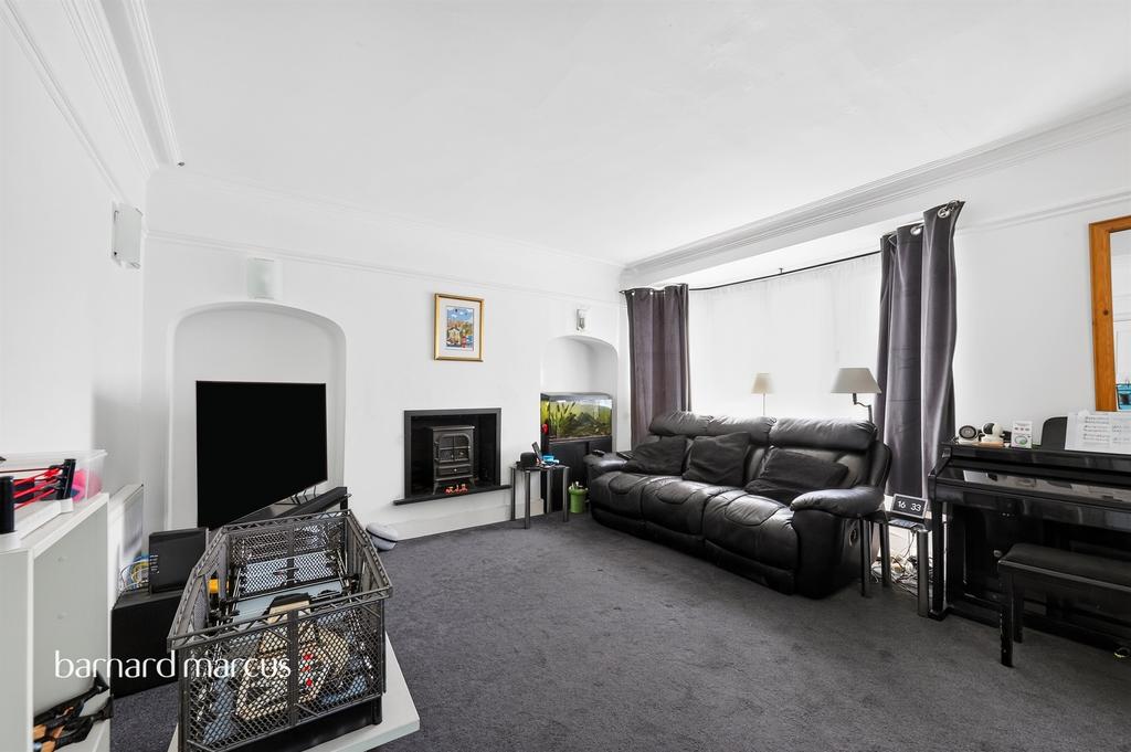 Living room, fireplace