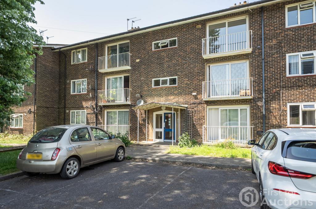 Apartment building facade, block of apartments
