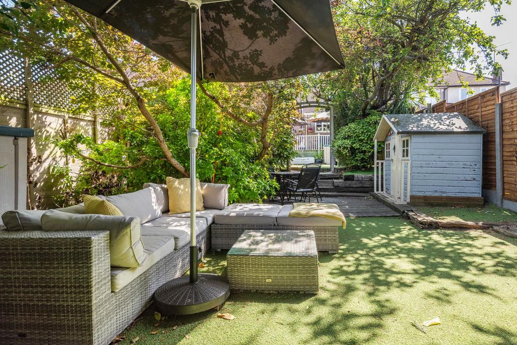 Patio view, garden