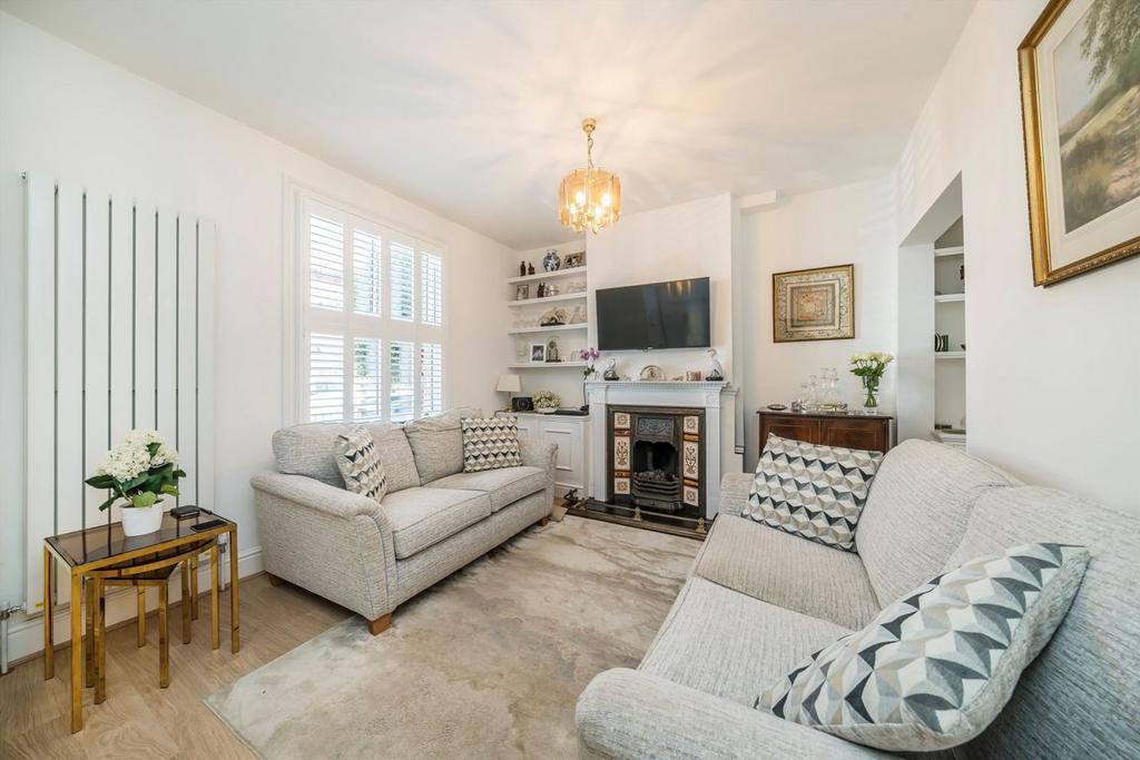 Living room, fireplace