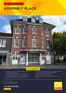 Retail property (high street) for sale, 31 West St Blandford Forum DT11 7AW
