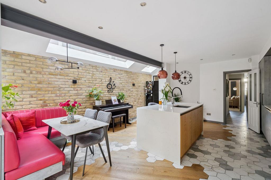Open-plan living area, open plan living