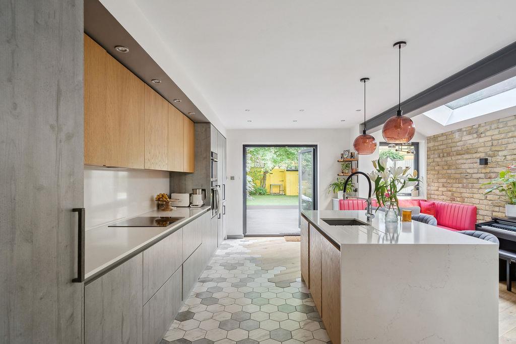 Kitchen, open plan living