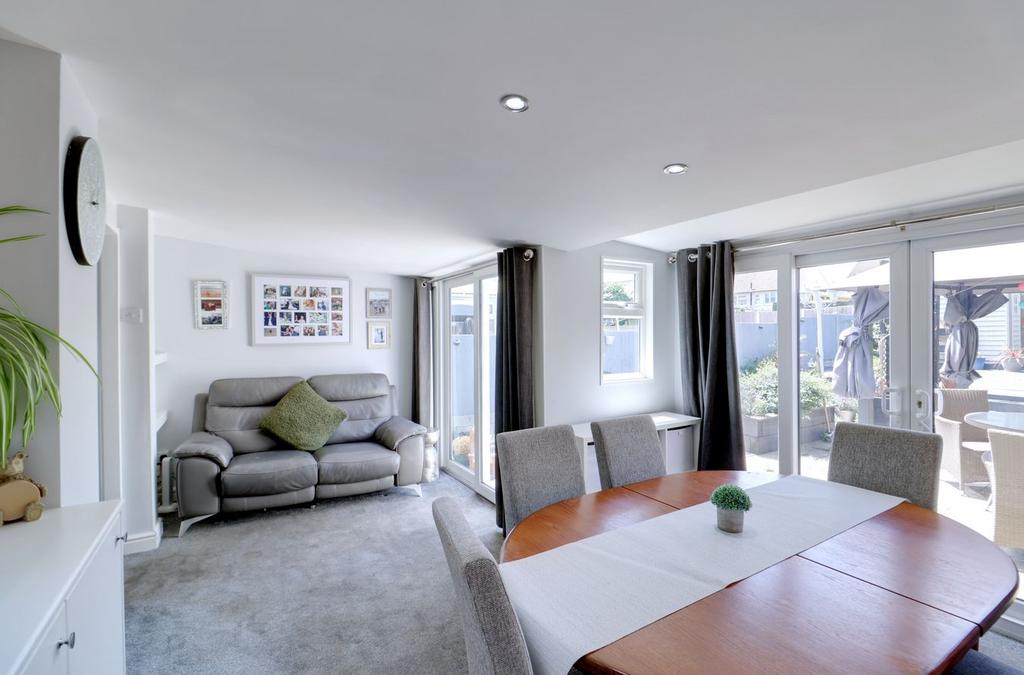 Open-plan living area, open plan living