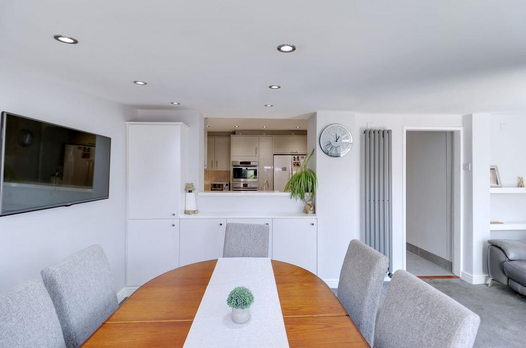 Open-plan living area, open plan living