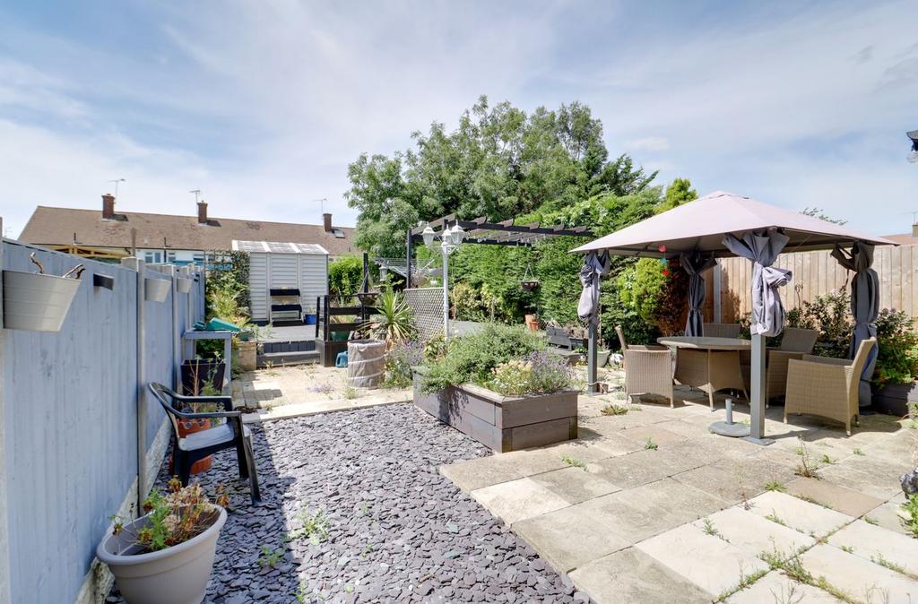 Patio view, garden