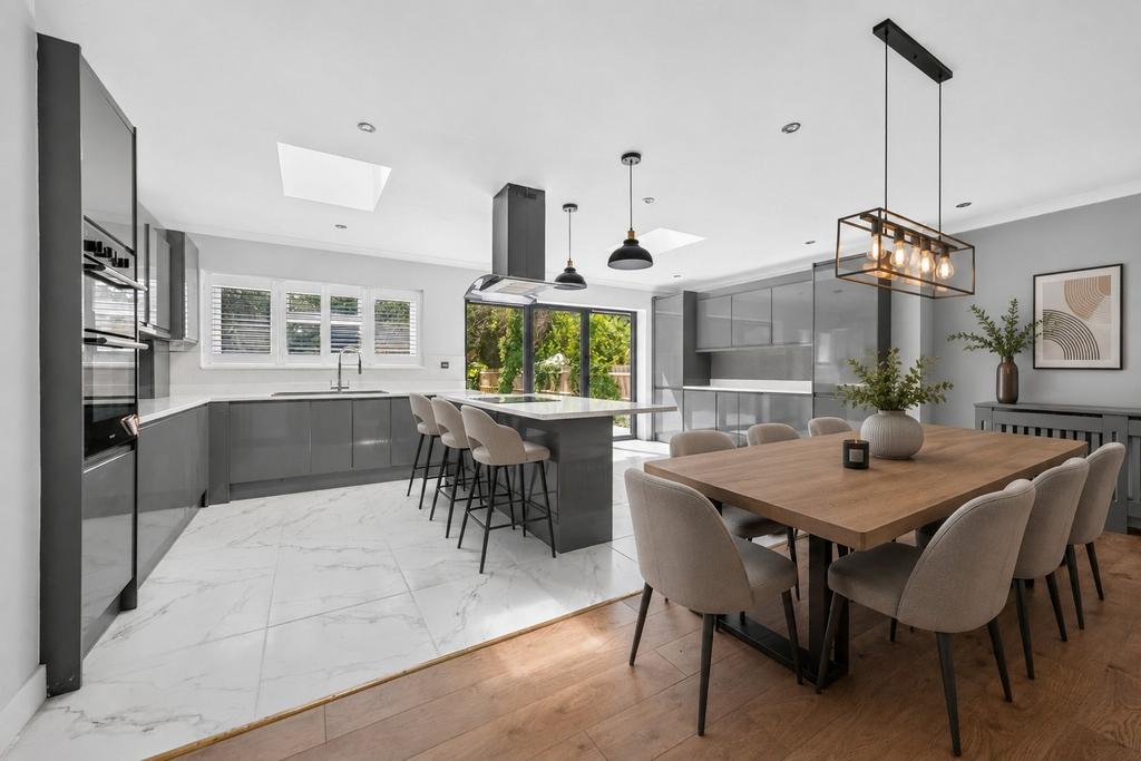 Open-plan living area