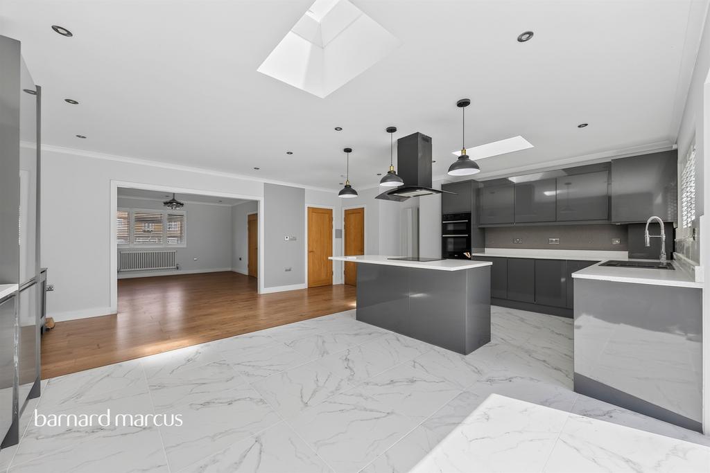 Kitchen, open plan living