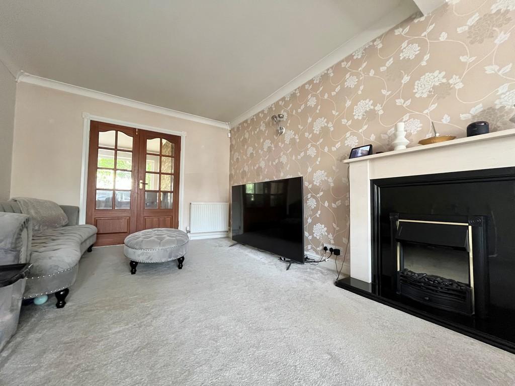 Living room, fireplace