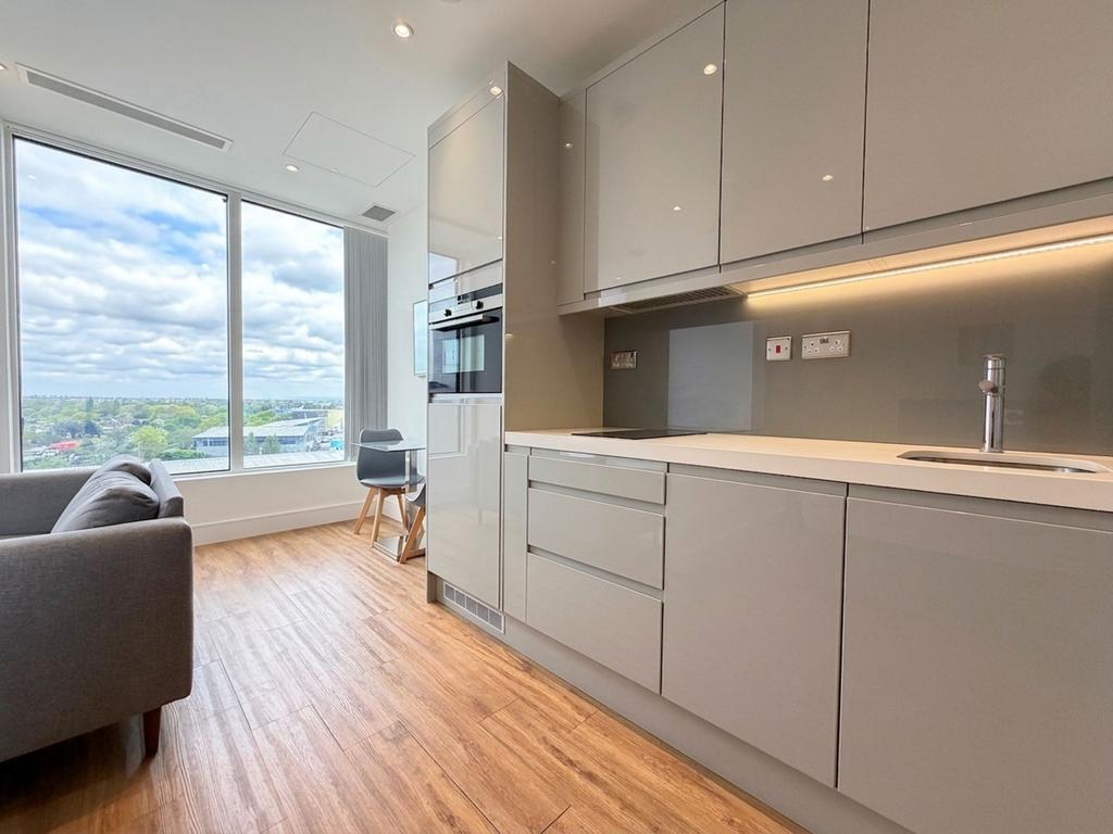 Open-plan living area