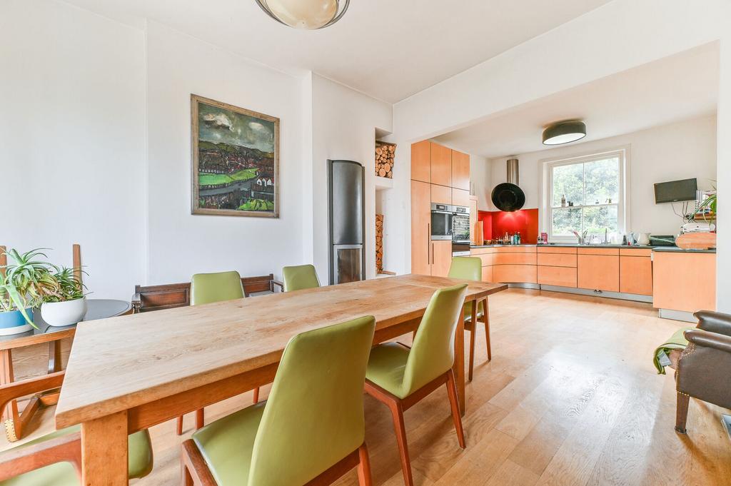 Open-plan living area, open plan living