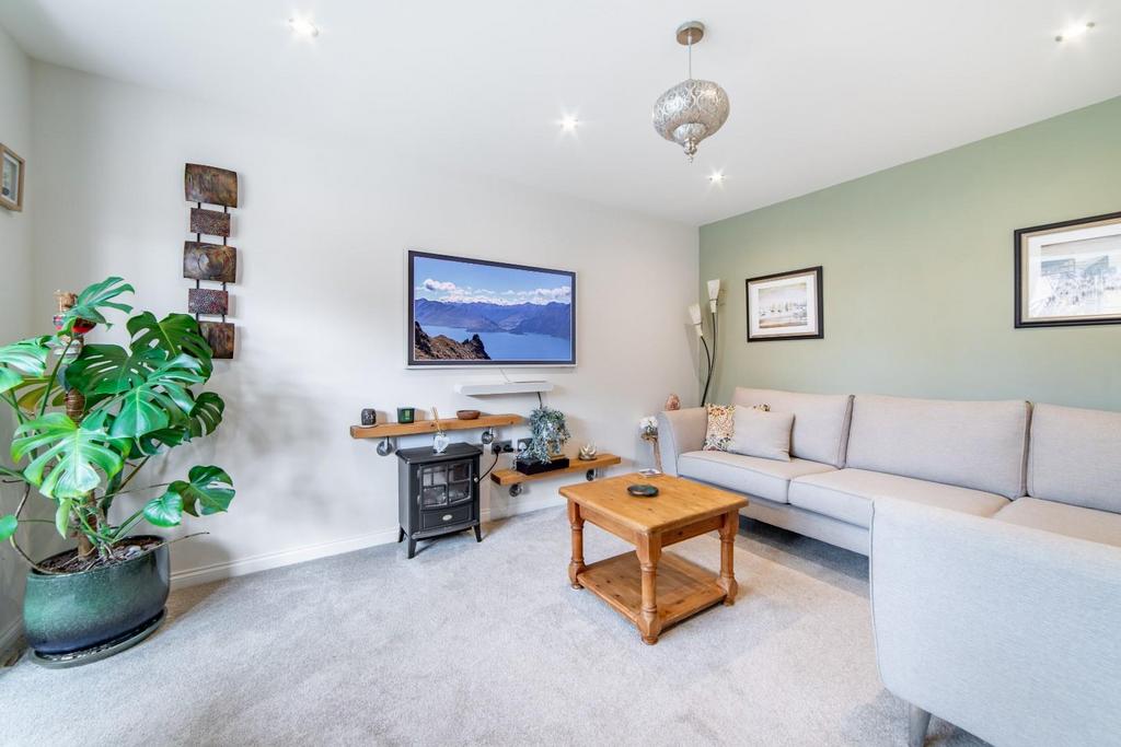 Living room, fireplace