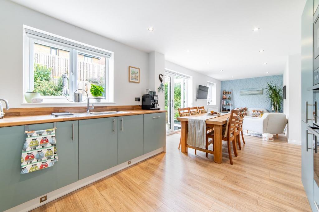 Open-plan living area, open plan living