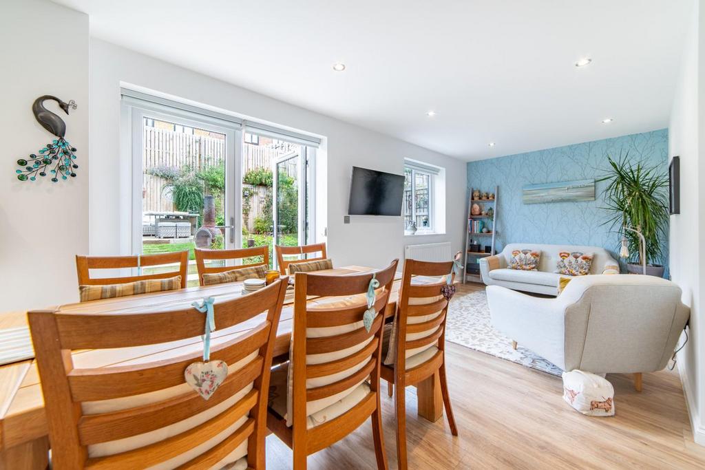 Open-plan living area, open plan living