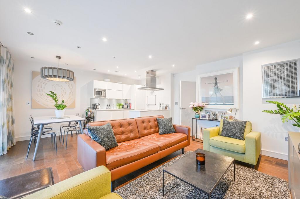 Open-plan living area, open plan living