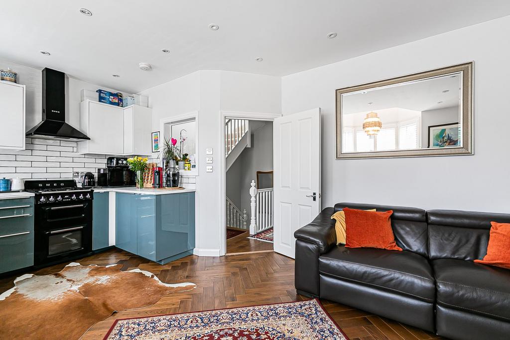 Open-plan living area, open plan living