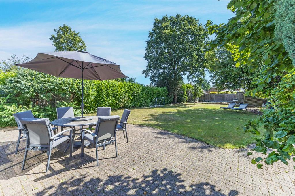 Patio view, garden