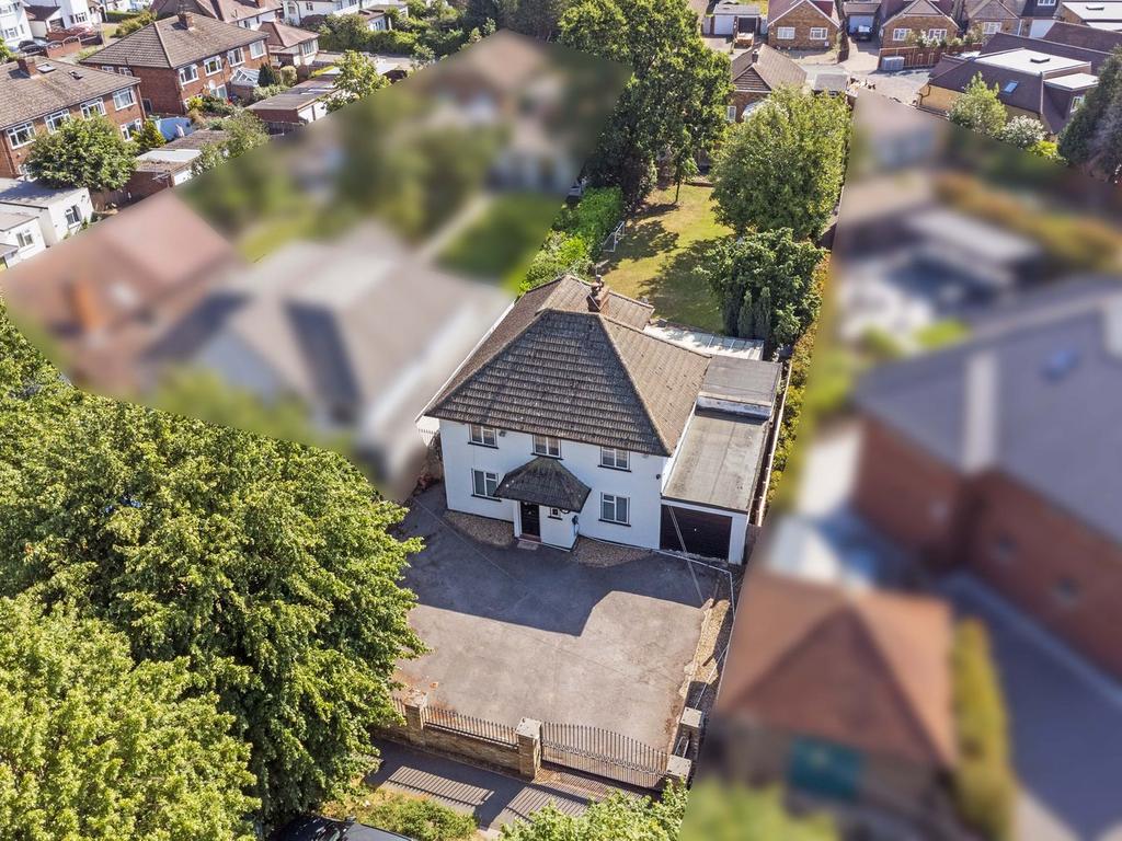 Aerial view, land