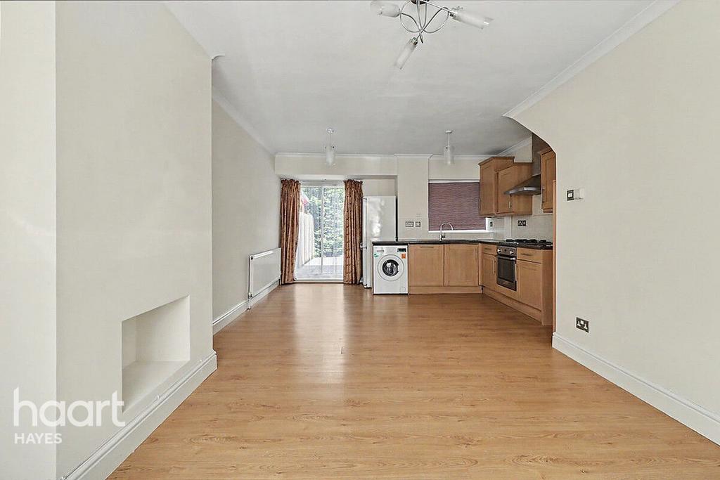 Open-plan living area, open plan living