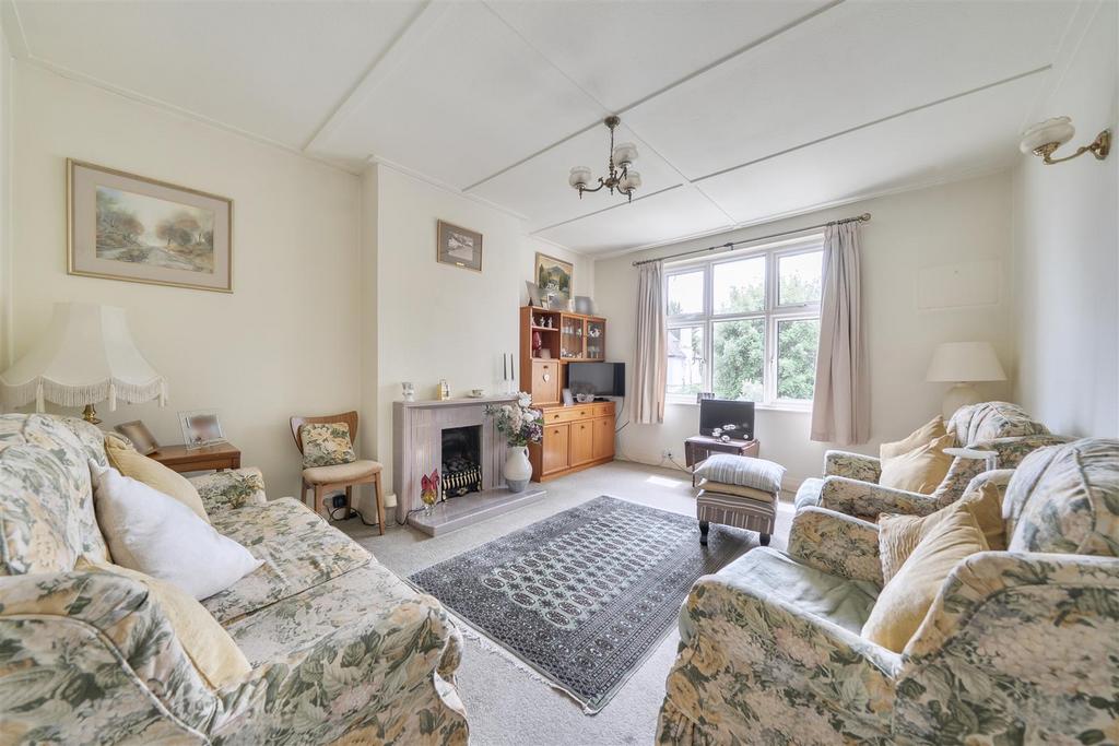 Living room, fireplace