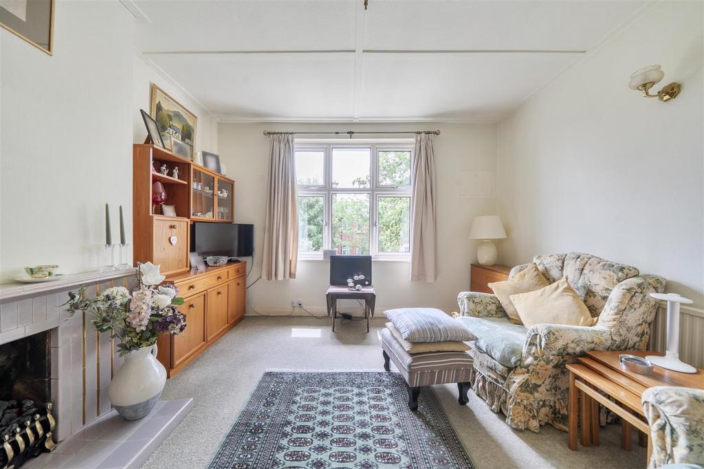 Living room, fireplace