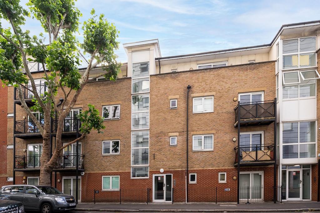 Apartment building facade, block of apartments