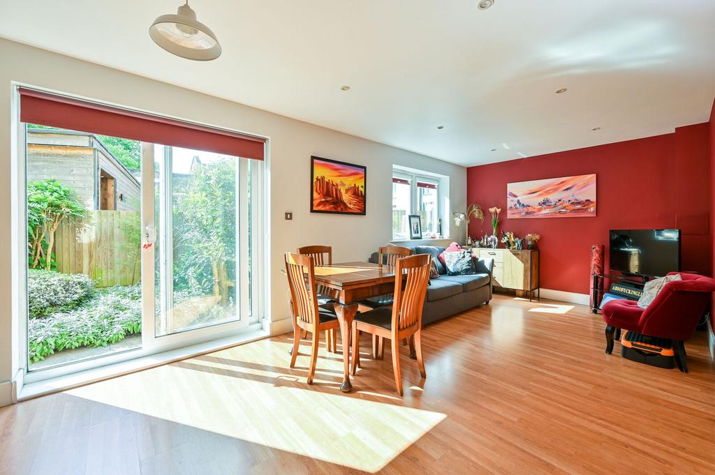 Open-plan living area, open plan living