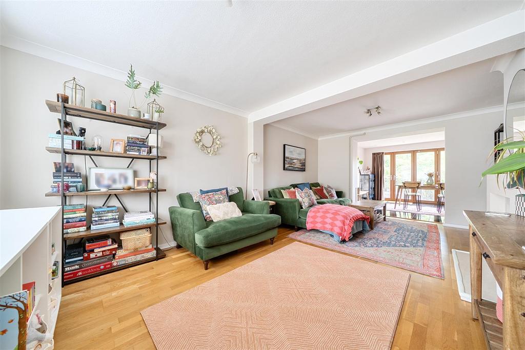 Open-plan living area, open plan living