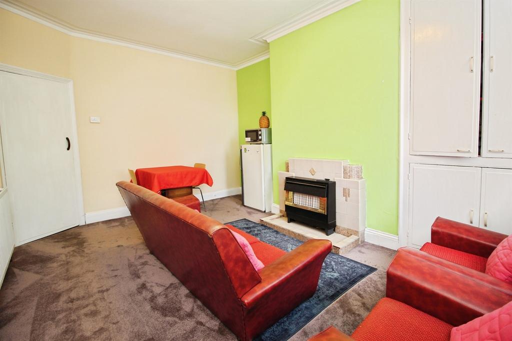 Living room, fireplace