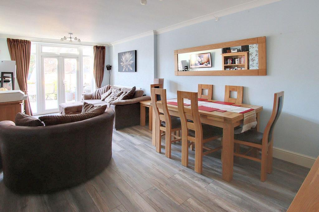 Open-plan living area, open plan living