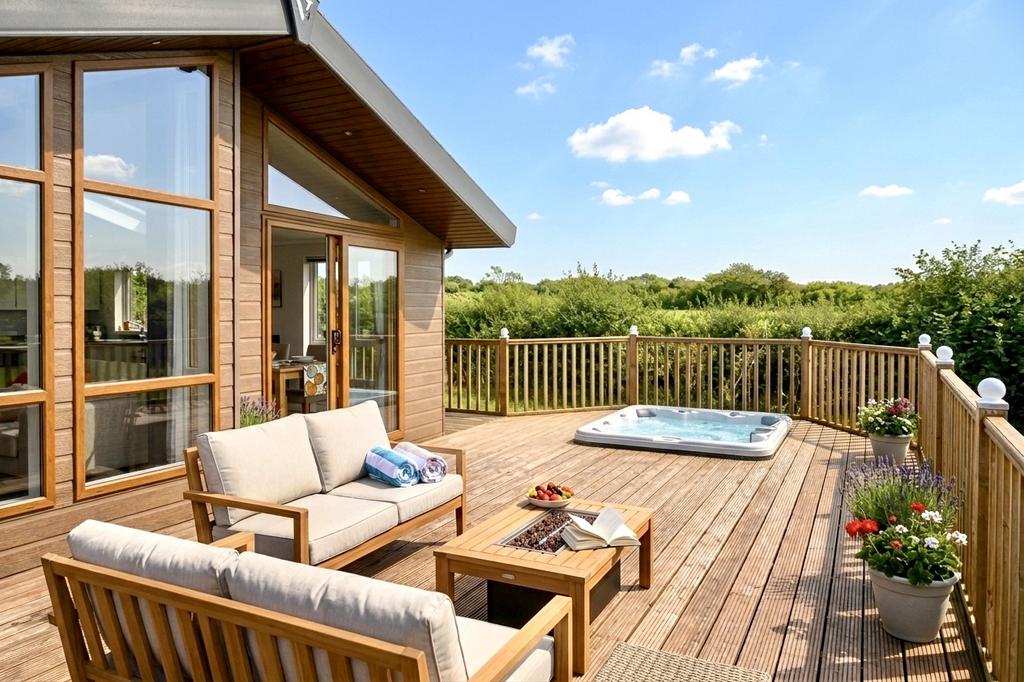 2 bedroom lodge for sale