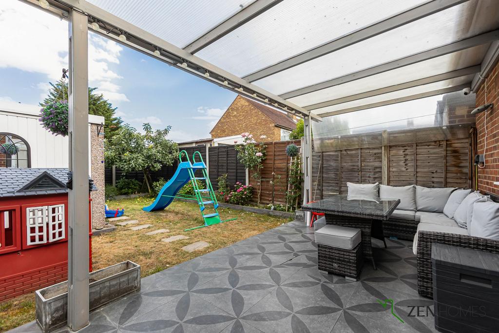 Patio view, garden