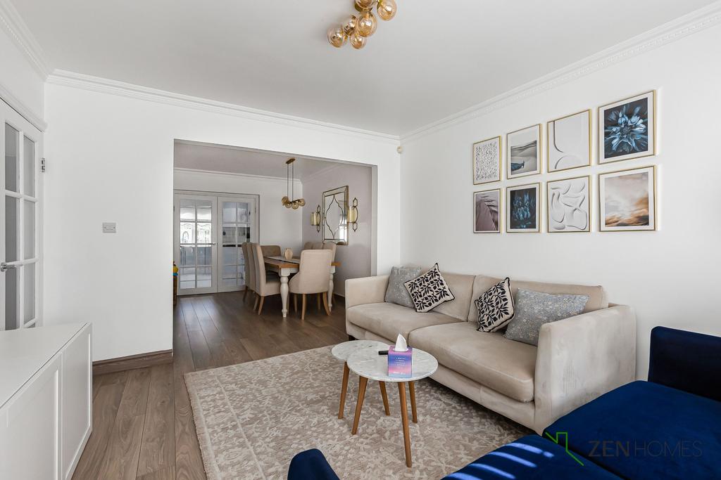 Open-plan living area, open plan living