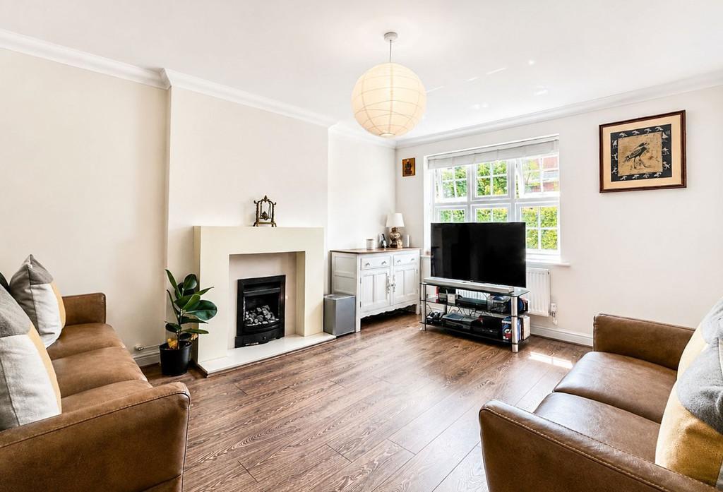 Living room, fireplace