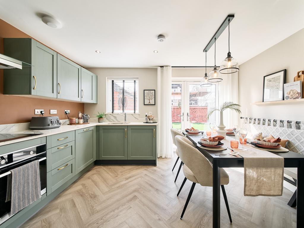Kitchen, open plan living