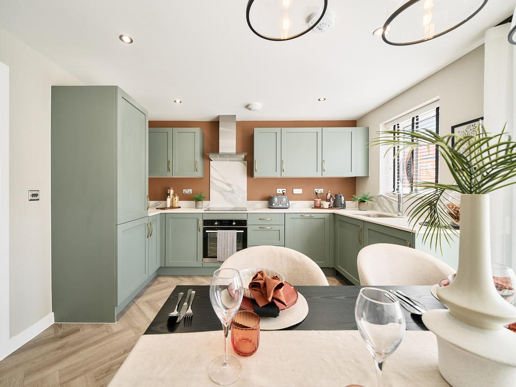 Kitchen, open plan living
