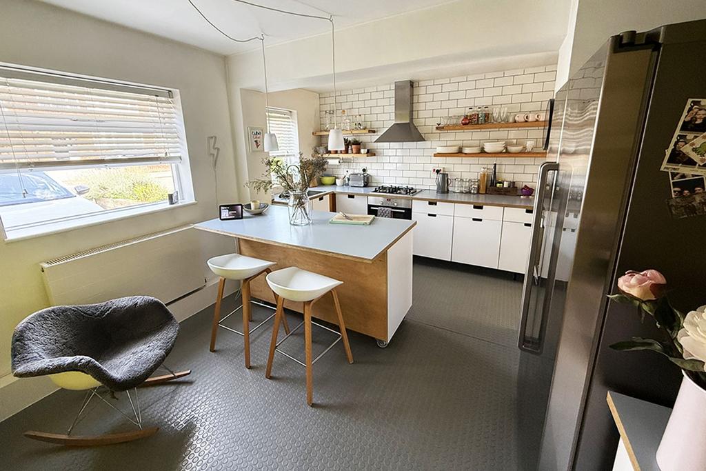 Open-plan living area, open plan living