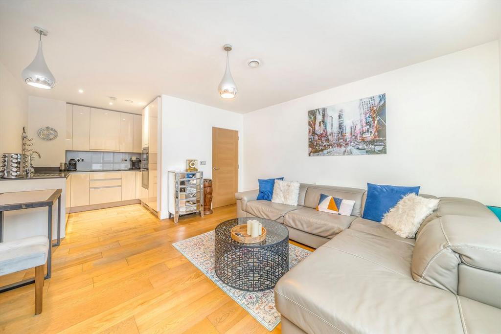 Open-plan living area, open plan living