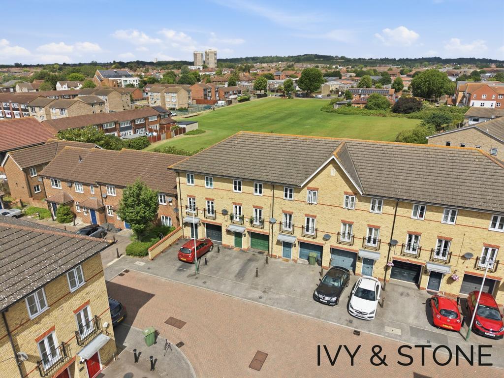Aerial view, land