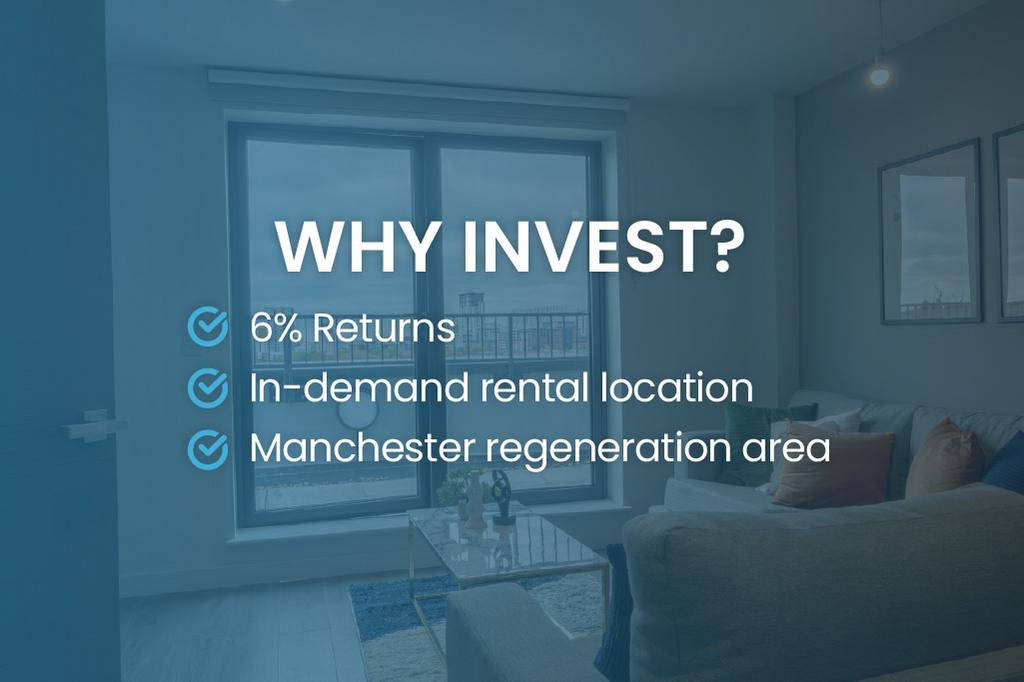 at Merchants Wharf, Manchester 6.5% Rental Yields | Strong Income Investment, Merchants Wharf, Manchester – 6.5% Rental Yields M5 - View 3