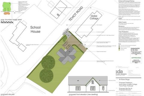 Land for sale, Plot South West of Glebe Cottage,, Teviot Road,, Roxburgh, Kelso TD5 8NE
