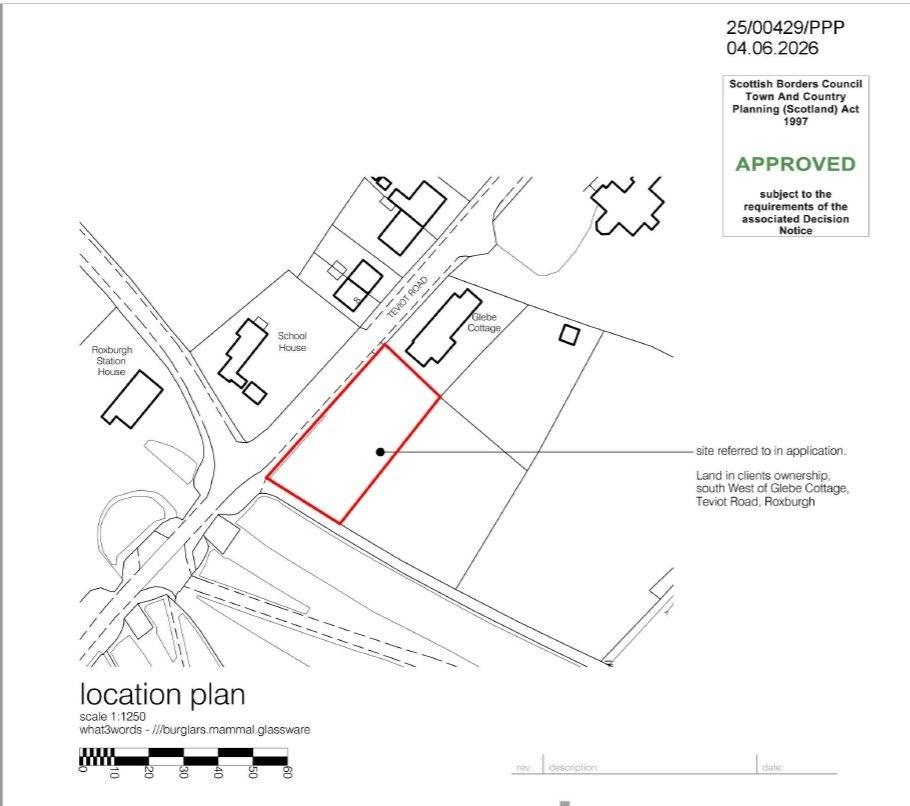 Plot South West of Glebe Cottage,, Teviot Road,, Roxburgh, Kelso TD5 8NE - View 3
