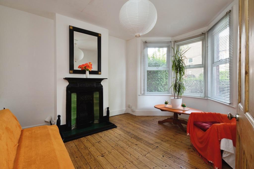 Living room, fireplace