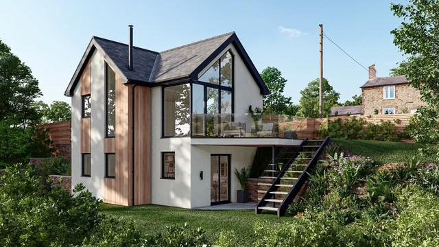 Building Plot at Oak Villa, Pontesbury Hill, Pontesbury, Shrewsbury, SY5 0XX - View 3