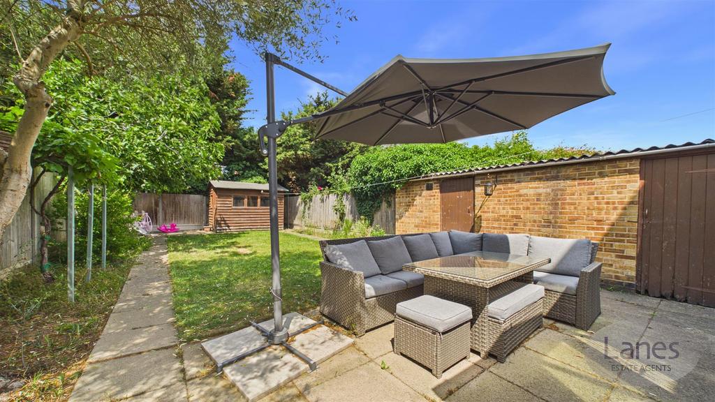 Patio view, garden